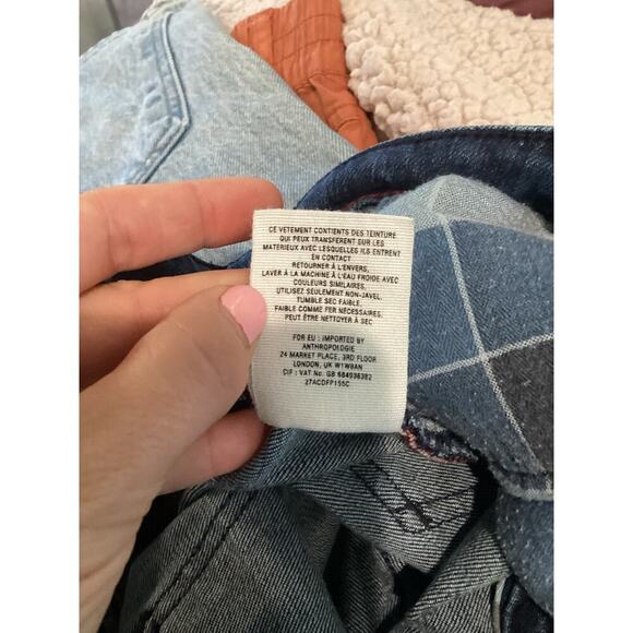 Pilcro Womens Stet Jeans Size 30 Medium Wash Skinny Denim Preppy Bohemian Boho - Picture 7 of 8